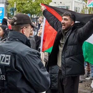 Pro-Palästina-Demo am 21. Oktober in Hamburg-St. Georg