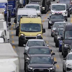 Stau auf der A7 vor dem Elbtunnel (Symbolbild).