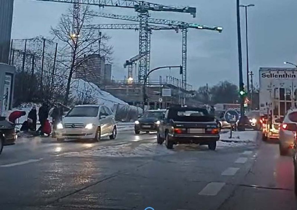 Die Unfallstelle an der Königstraße.