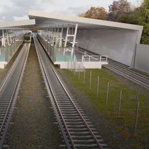 So soll die neue Haltestelle Sengelmannstraße einmal aussehen.