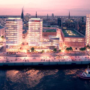 Imposante Visualisierung: das „Westfield Hamburg Überseequartier“