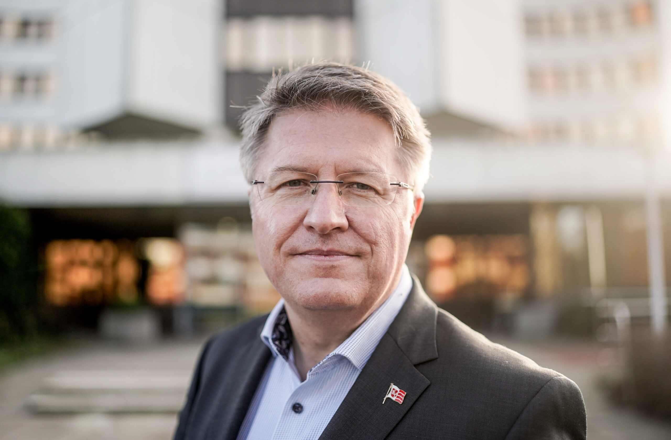 Wird er noch einmal gewählt? Stefan Mohrdieck (57), parteiloser Landrat des Kreises Dithmarschen.
