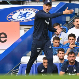 Thomas Tuchel beim FC Chelsea an der Seitenlinie.