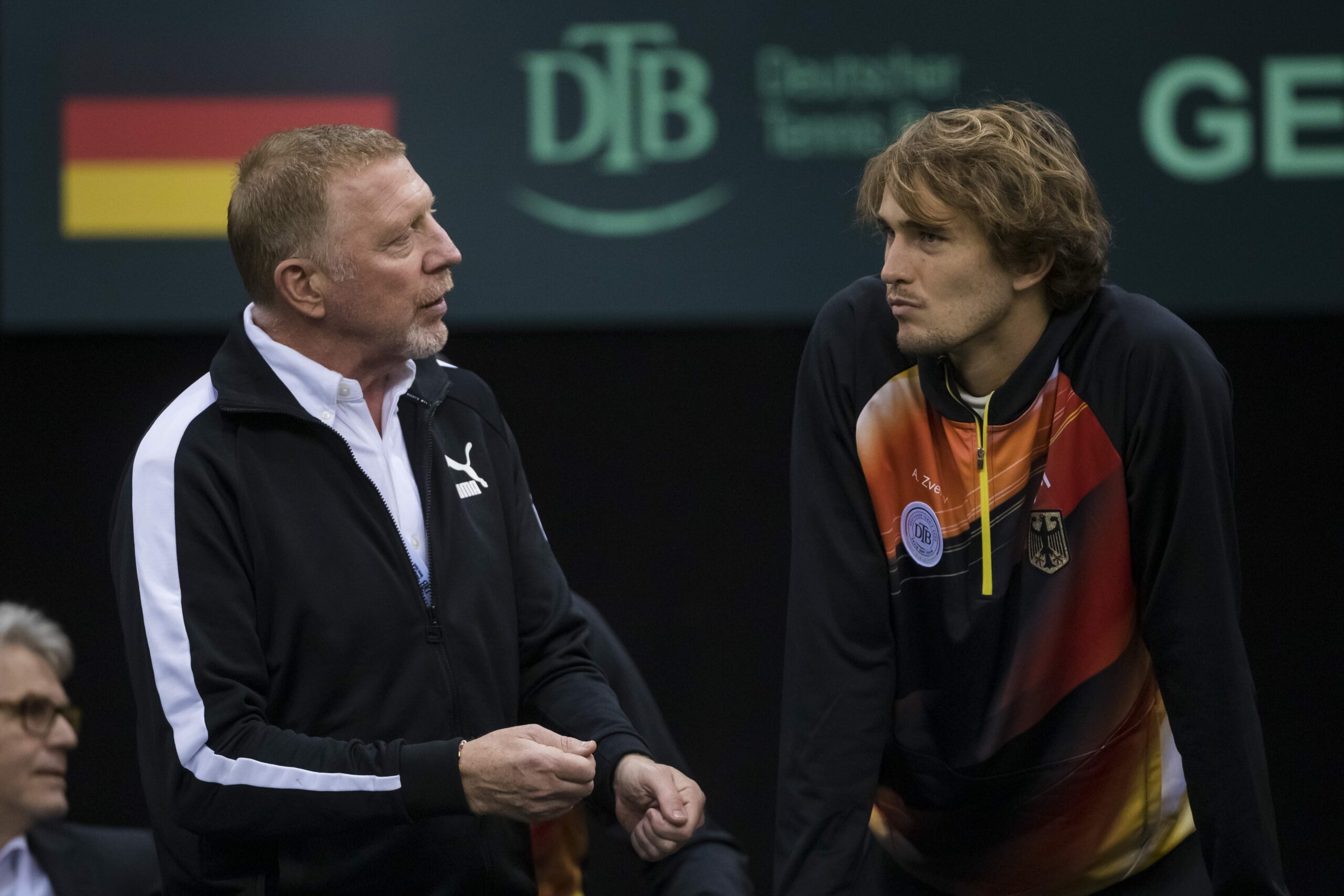 Boris Becker und Alexander Zverev