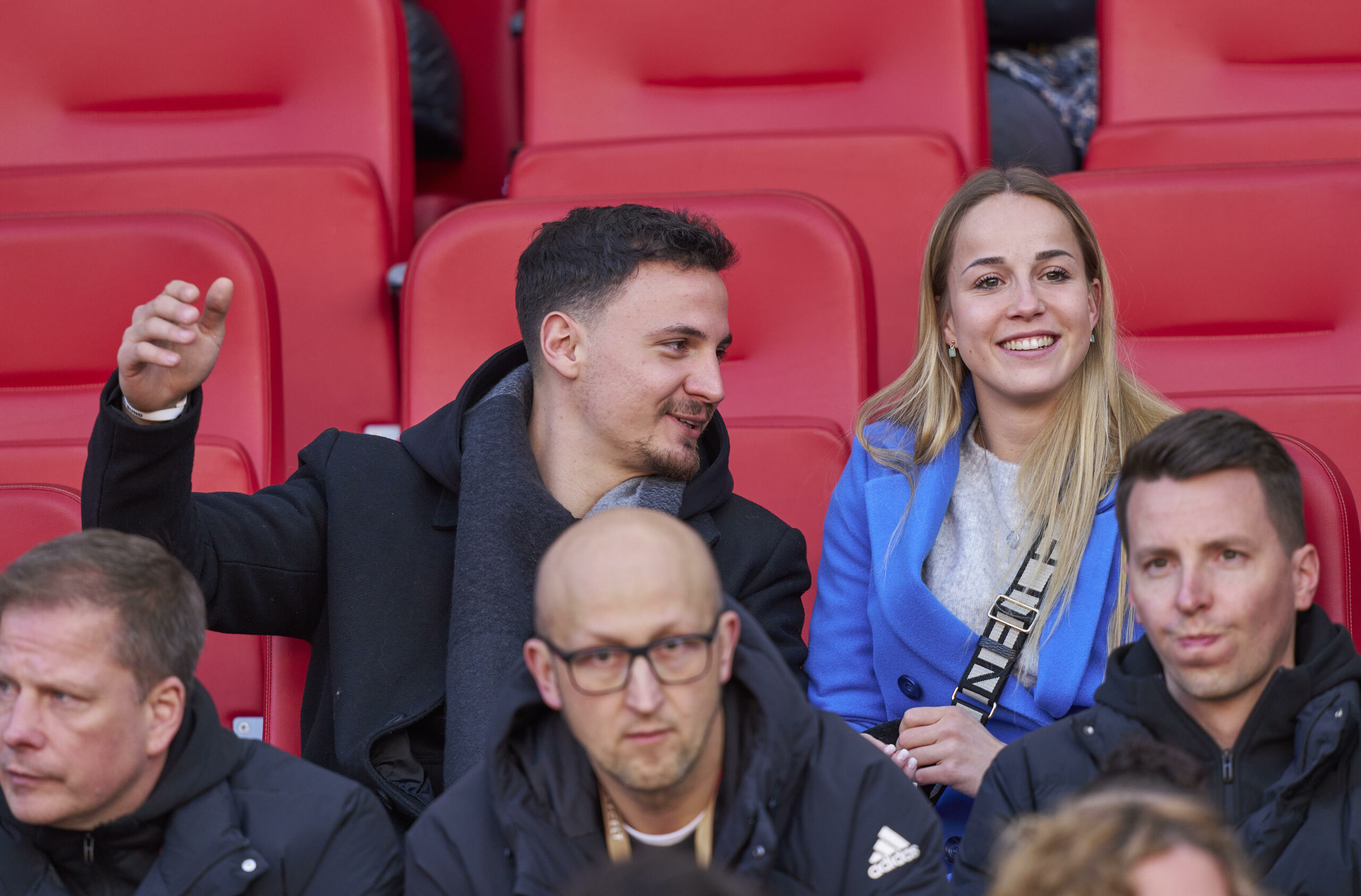 Giulia Gwinn mit ihrem Freund Constantin Frommann.