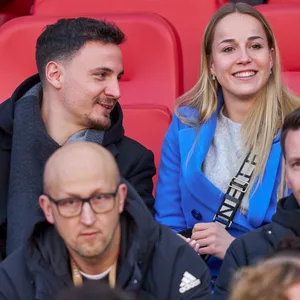Giulia Gwinn mit ihrem Freund Constantin Frommann.