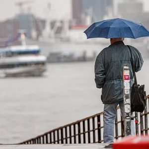 Schmuddelwetter in Hamburg (Symbolbild)