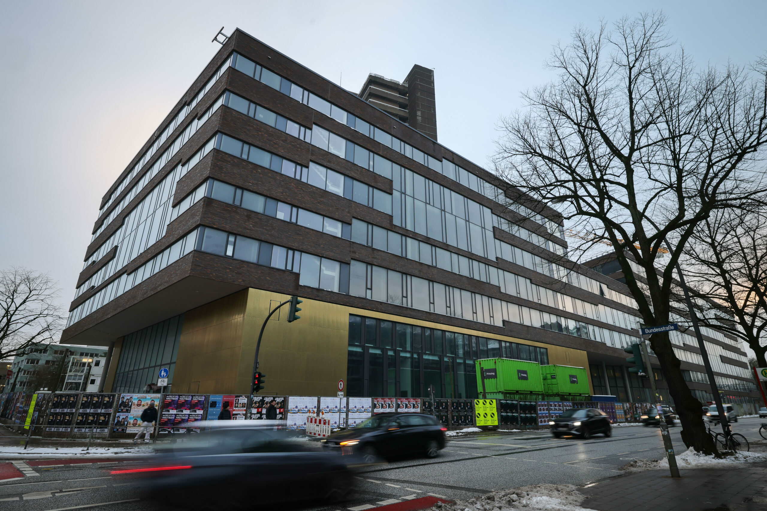 Die Baustelle des „Hauses der Erde“ am Geomatikum der Universität Hamburg.
