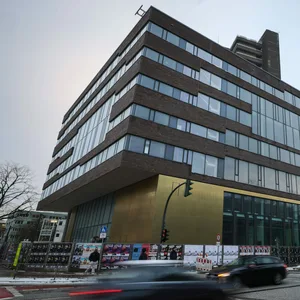 Die Baustelle des „Hauses der Erde“ am Geomatikum der Universität Hamburg.
