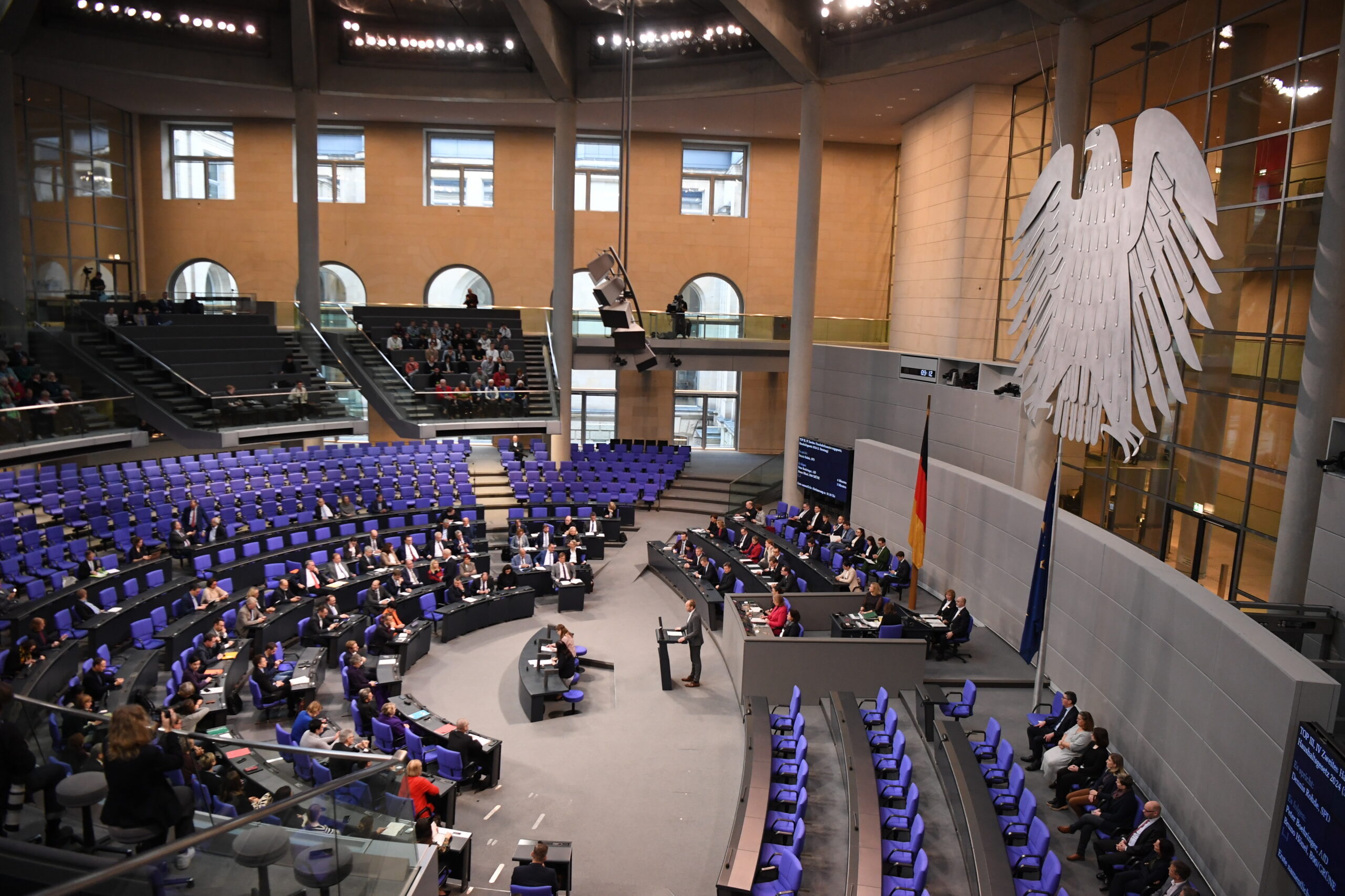 Blick in den Bundestag (Archivbild).