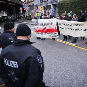 Aufnahme von der vergangenen Demonstration an der Sternbrücke vom 19. Februar.