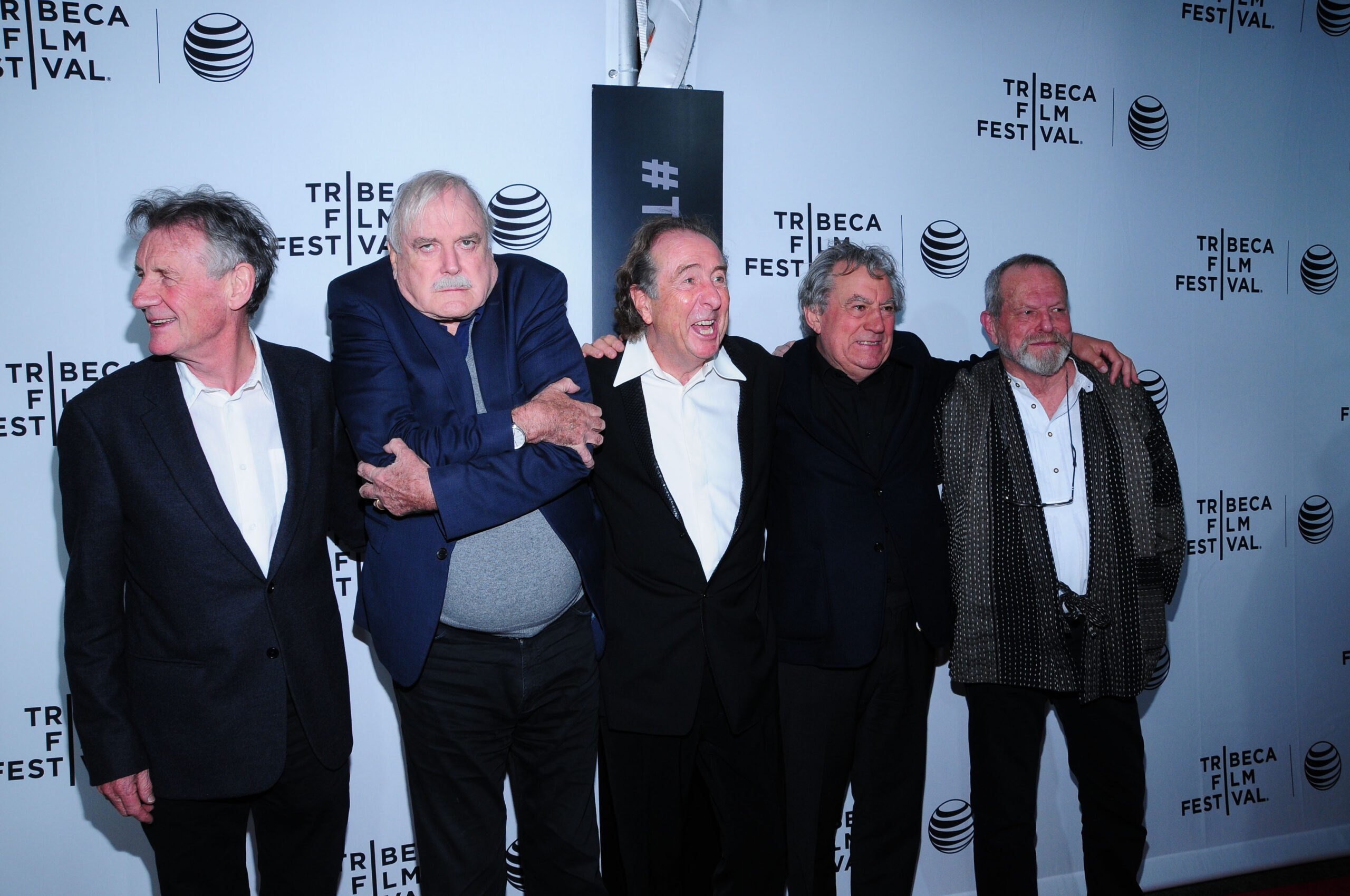 Die überlebenden Mitglieder von Monty Pythons Flying Circus (v.l.n.r.): Eric Idle, John Cleese, Michael Palin, Terry Jones und Terry Gilliam.