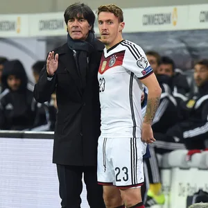Max Kruse und Jogi Löw