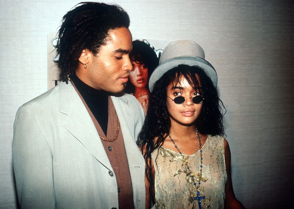 Lisa Bonet mit ihrem Mann Lenny Kravitz