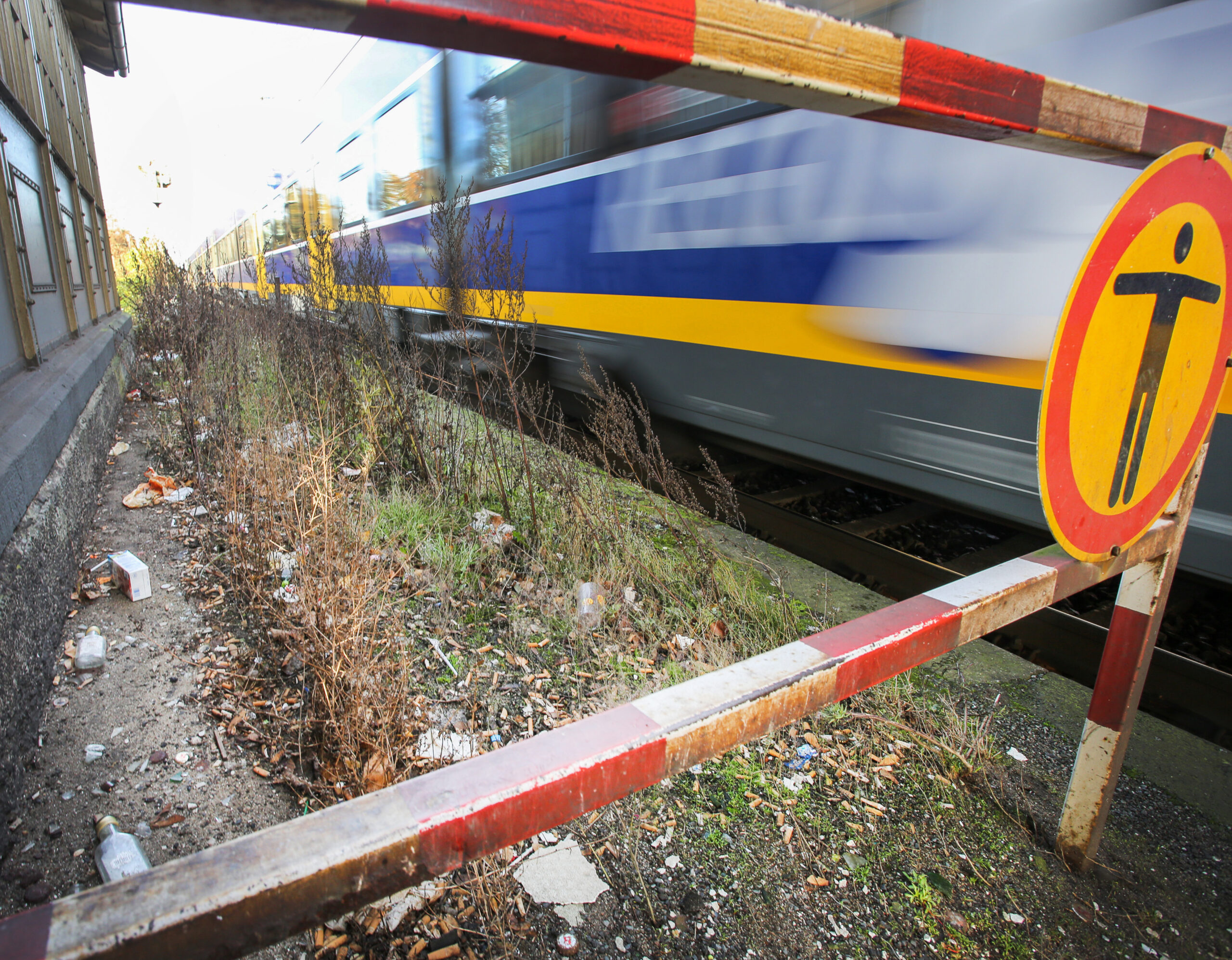 Ein Regionalzug fährt durch den Bahnhof in Bremen-Sebaldsbrück (Symbolbild).