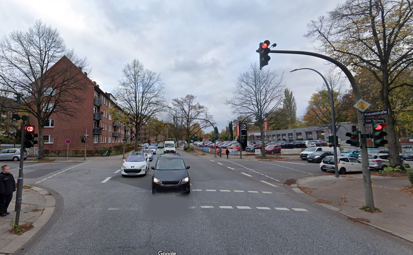 Schwer verletzter Mann in Dulsberg auf den gehweg gefunden. Polizei sucht Zeugen