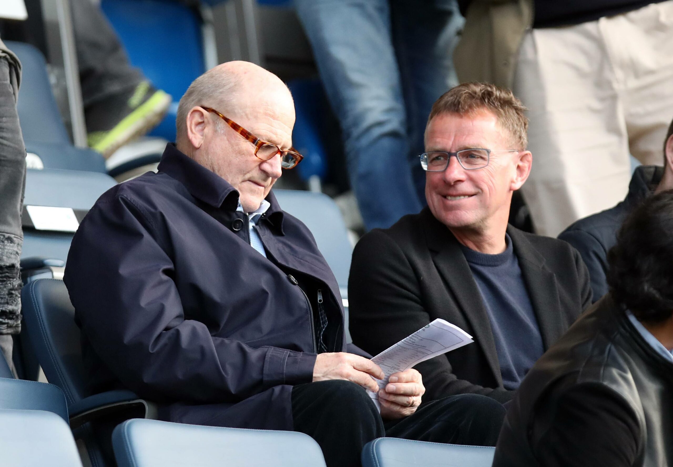 Ralf Rangnick und Helmut Groß.