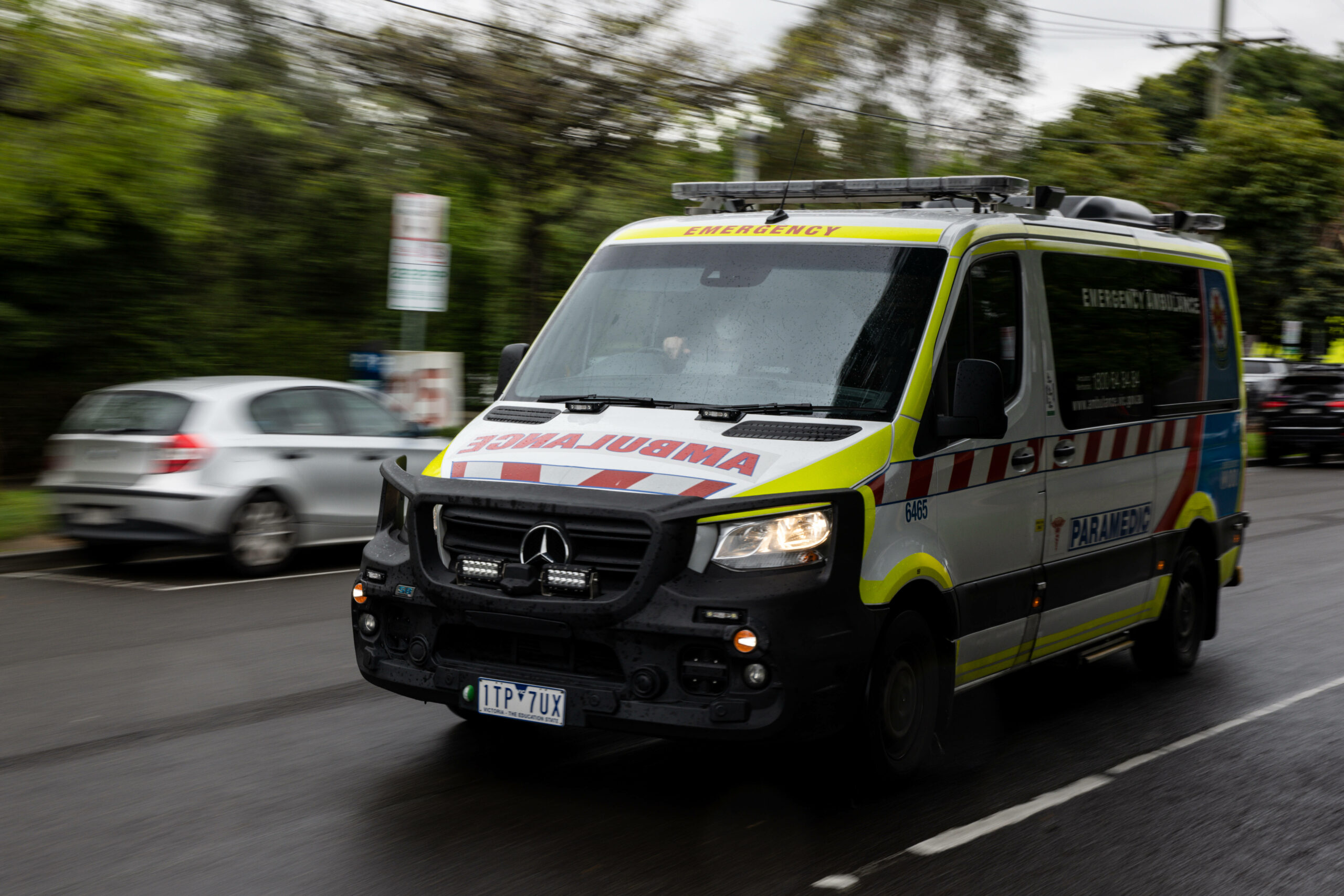 Ein Einsatzfahrzeug des australischen Rettungsdienstes.