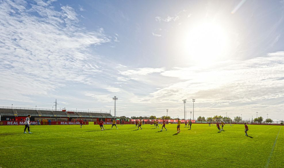 Auf dem Trainingsgelände Ciudad Deportiva Antonio Asensio des RCD Mallorca will St. Pauli nach dem Magdeburg-Spiel trainieren.