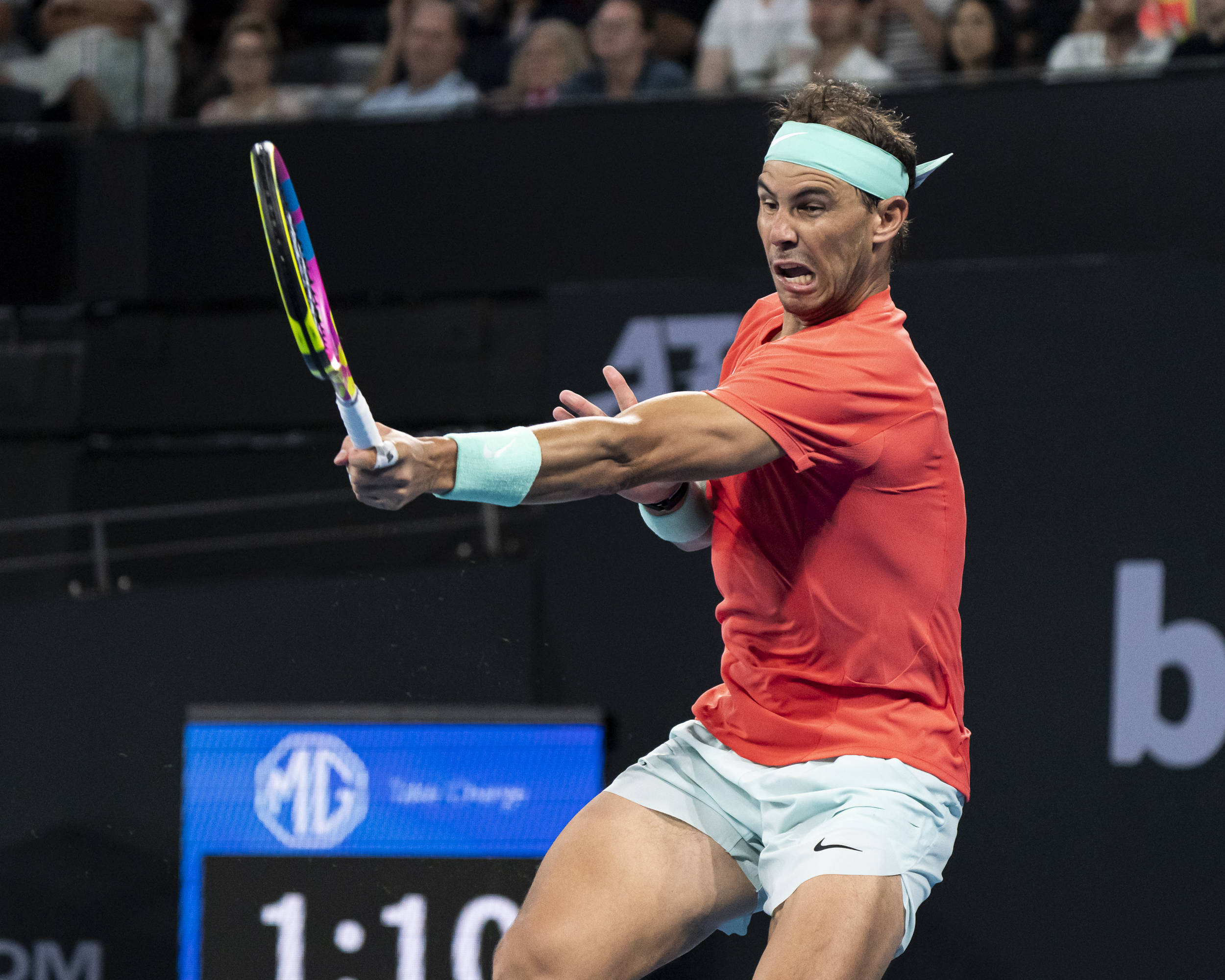 Rafael Nadal feierte in Brisbane sein Comeback nach abermaliger Verletzung.
