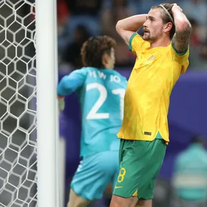 Connor Metcalfe für die australische Nationalmannschaft im Spiel gegen Südkorea.