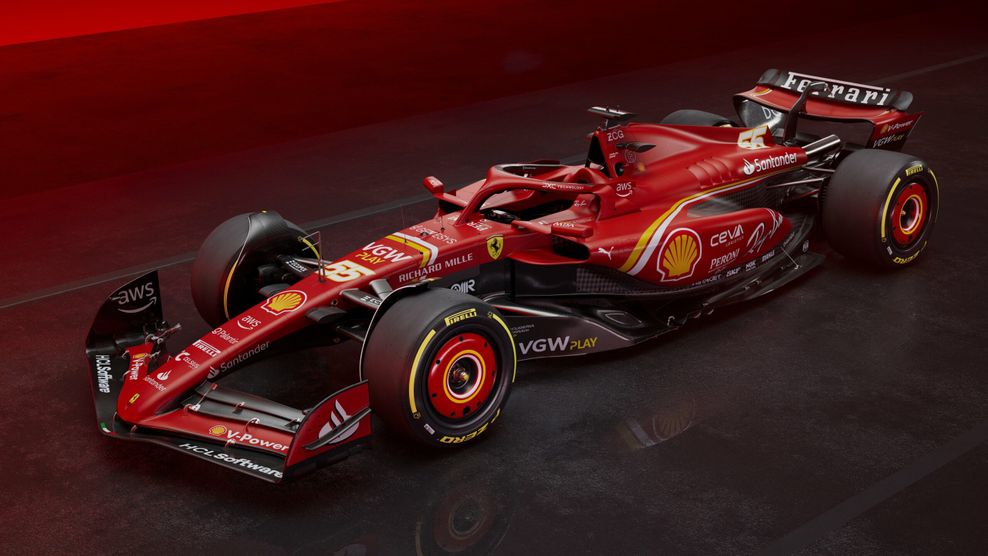 Der neue Ferrari-Rennwagen SF-24