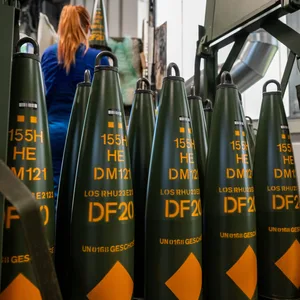 Bei Rheinmetall in Unterlüß werden Artilleriegeschosse gefertigt.