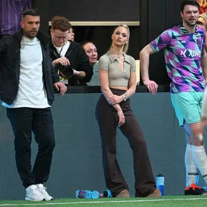 Podolski und Alisha Lehmann