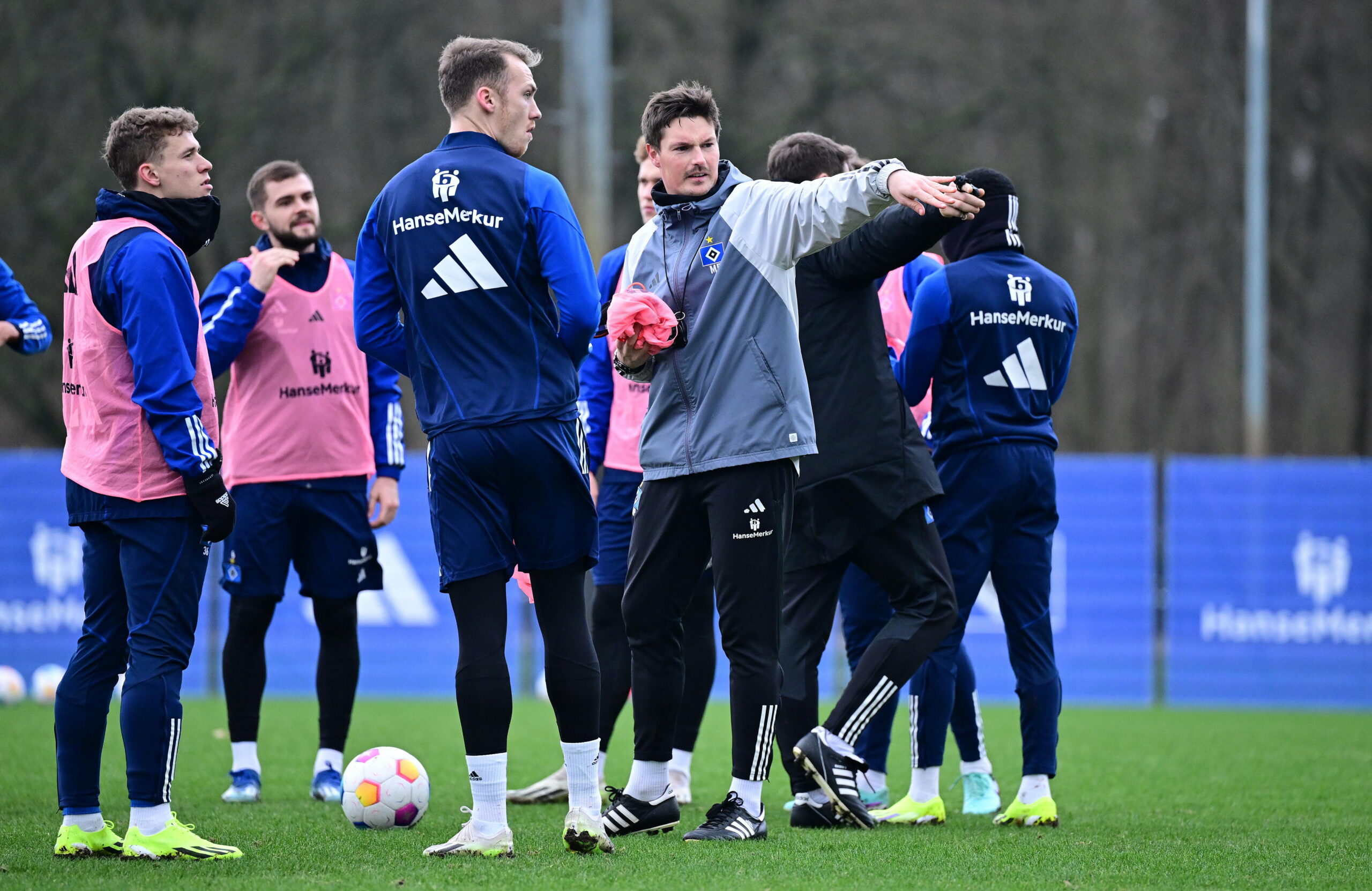 Merlin Polzin beim Training