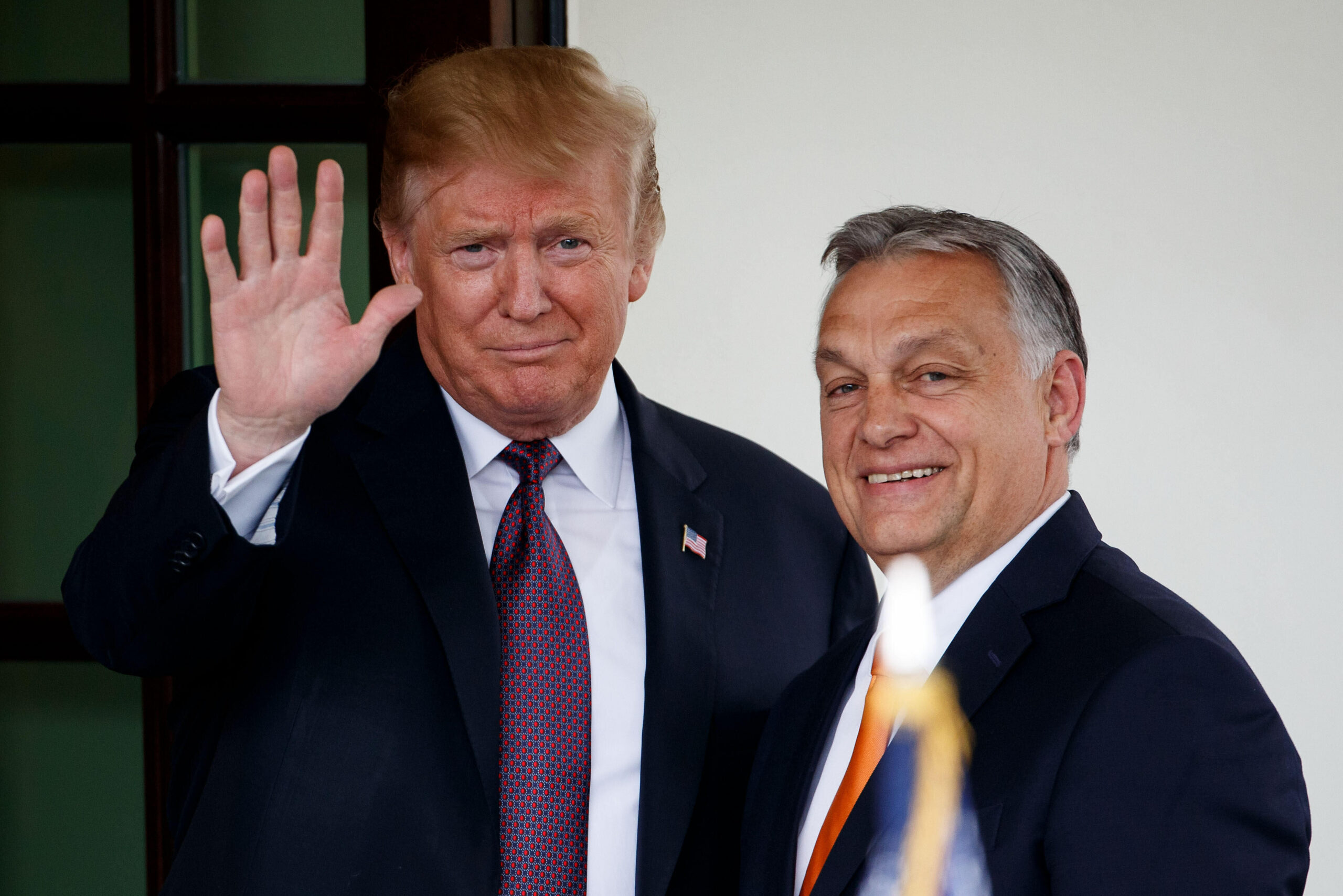 Donald Trump (l.) und Viktor Orban standen sich schon zu Trumps Amtszeit nahe.