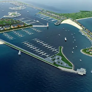 Visualisierung des geplanten Ferienresorts