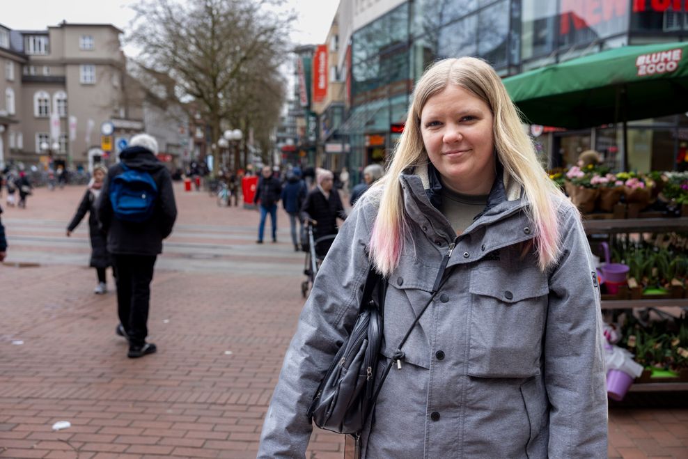 Kathleen von Spiczak (32), Hausfrau aus Eidelstedt.