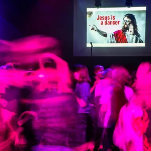 „Jesus is a dancer“: Party trotz Tanzverbots (hier in Stuttgart).