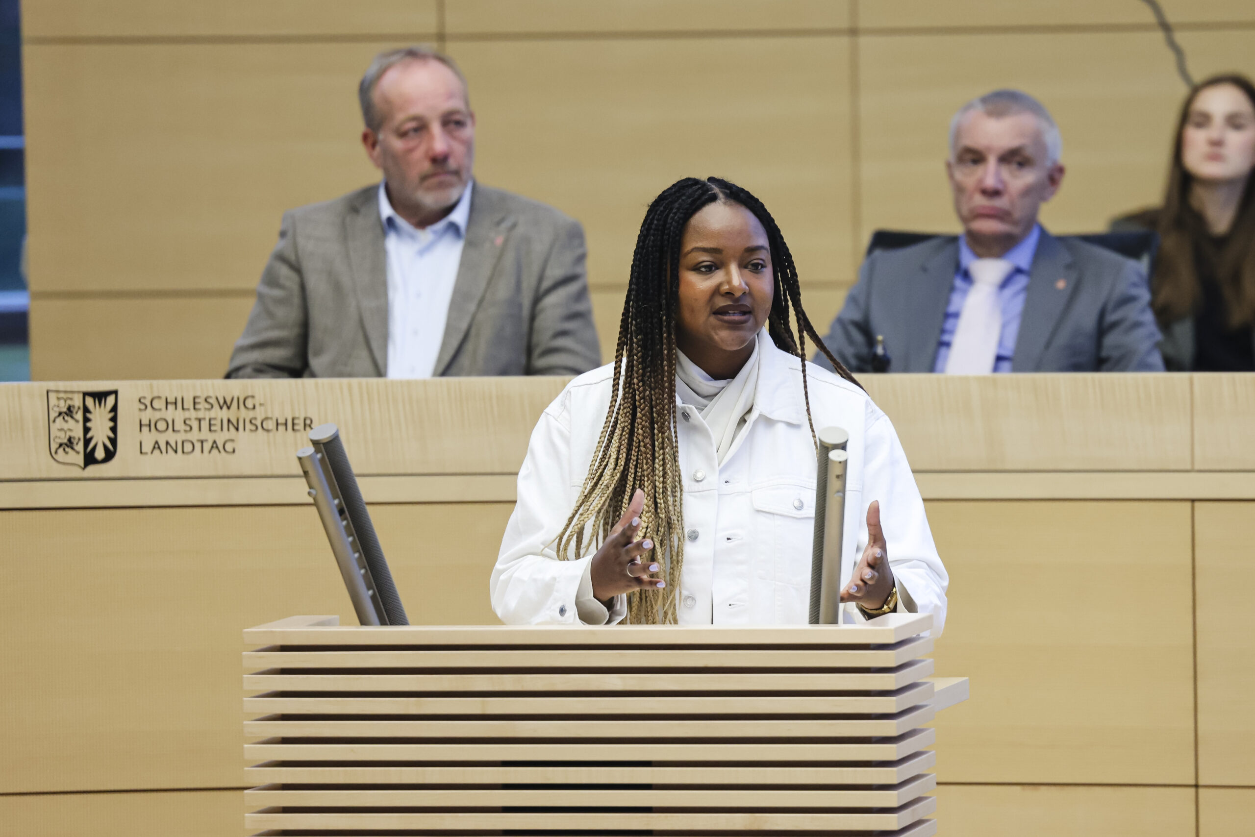 Aminata Touré am Rednerpult