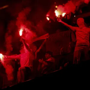 Fans in Lissabon