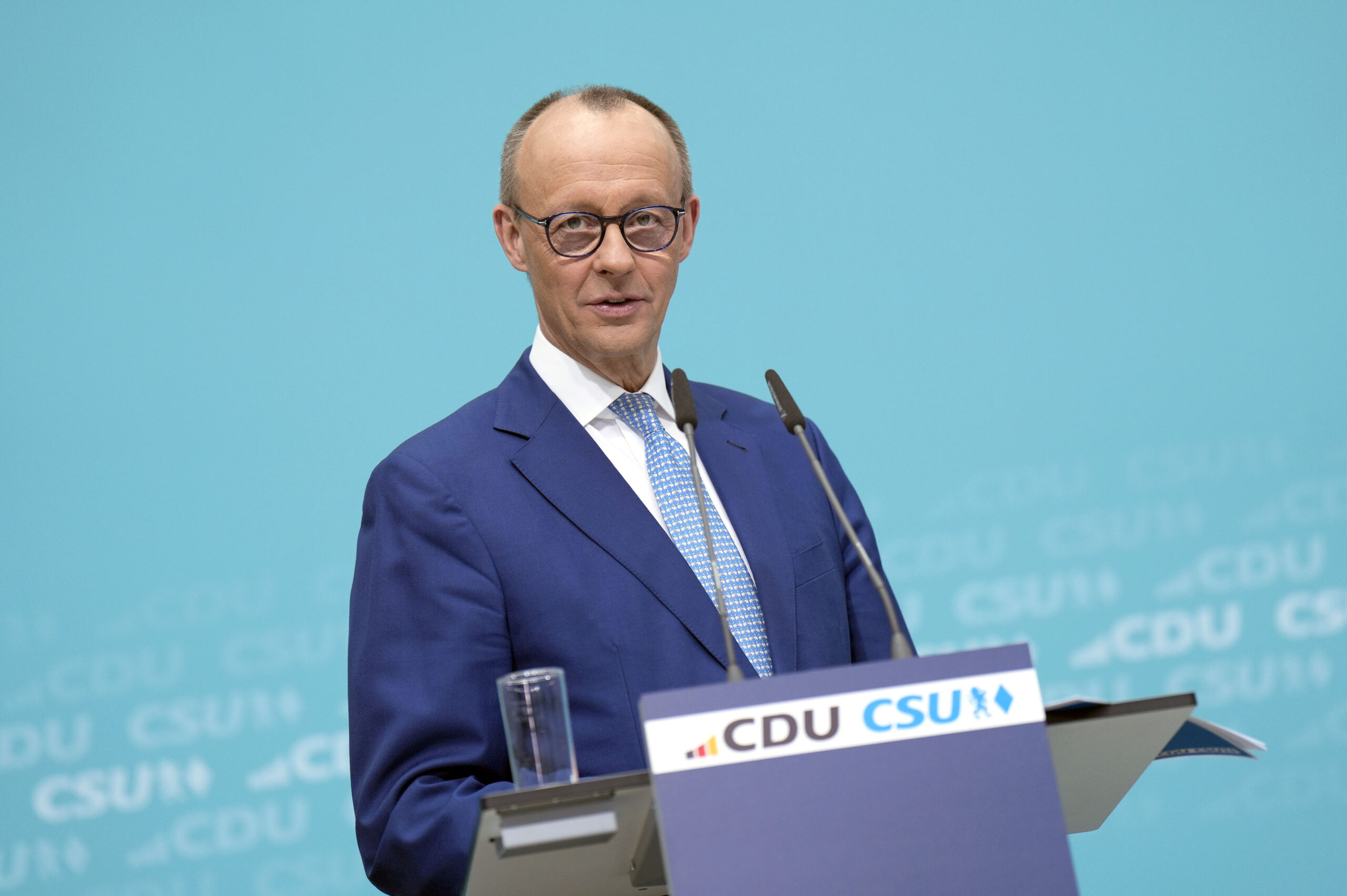 Friedrich Merz am Rednerpult.