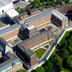 Luftaufnahme der Untersuchungshaftanstalt Hamburg