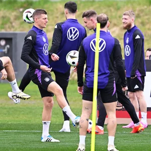 Der DFB-Kader im Training.