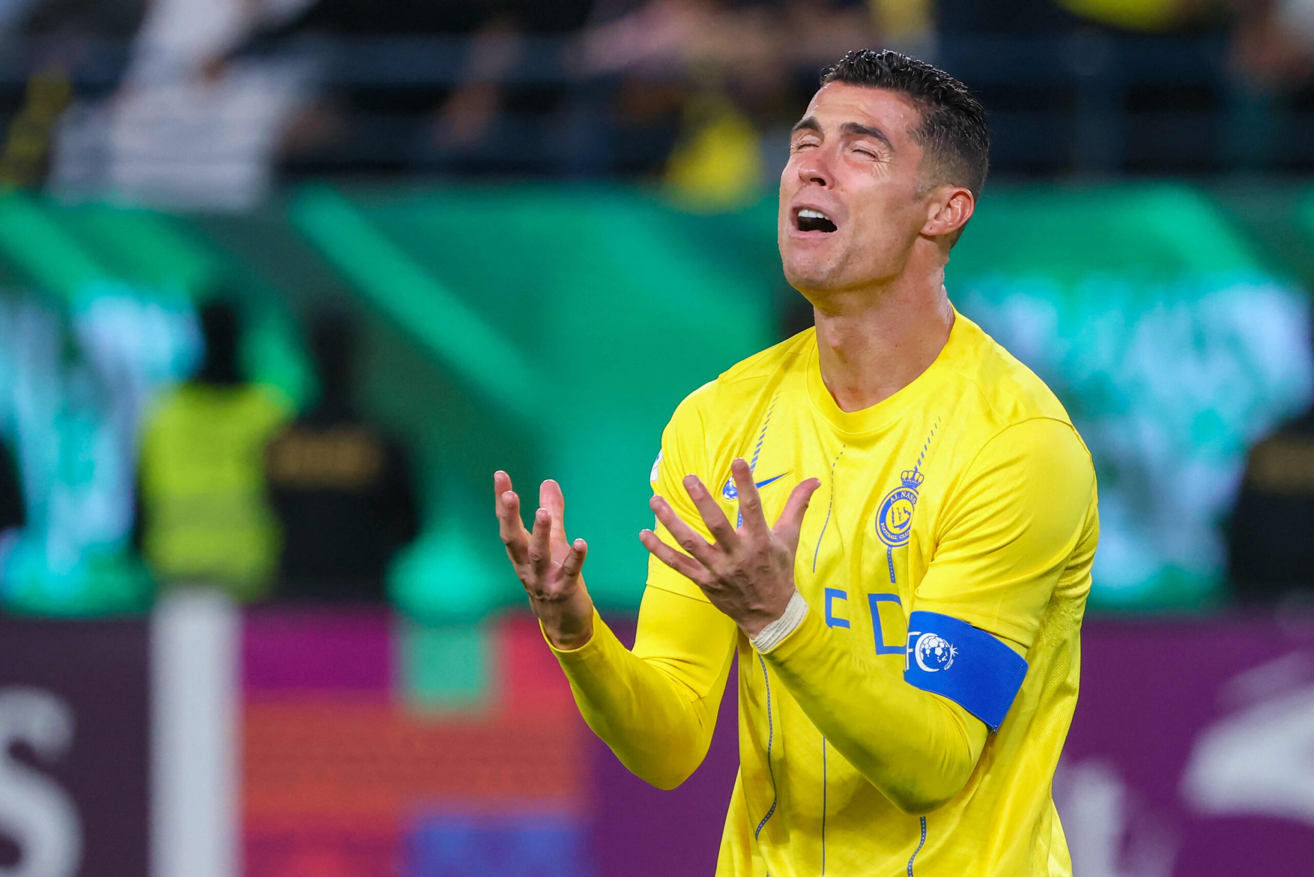 Cristiano Ronaldo konnte es nicht fassen: Mit Al-Nassr schied der Superstar aus der asiatischen Champions League aus.