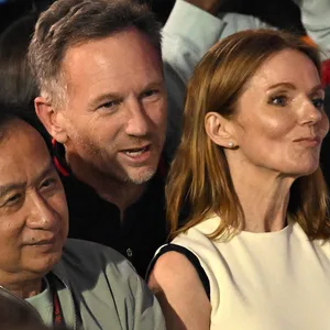 Geri Halliwell und Christian Horner beim Grand Prix von Bahrain