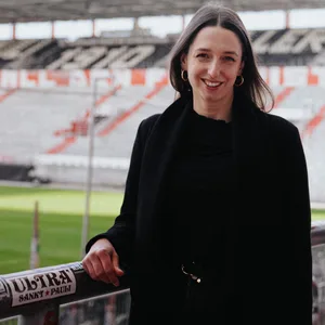 Die Juristin Luise Gottberg ist neu im Präsidium am Millerntor.