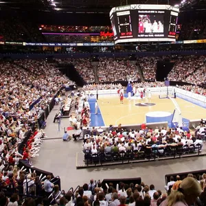 Blick auf die Barclays Arena im Jahr 2006