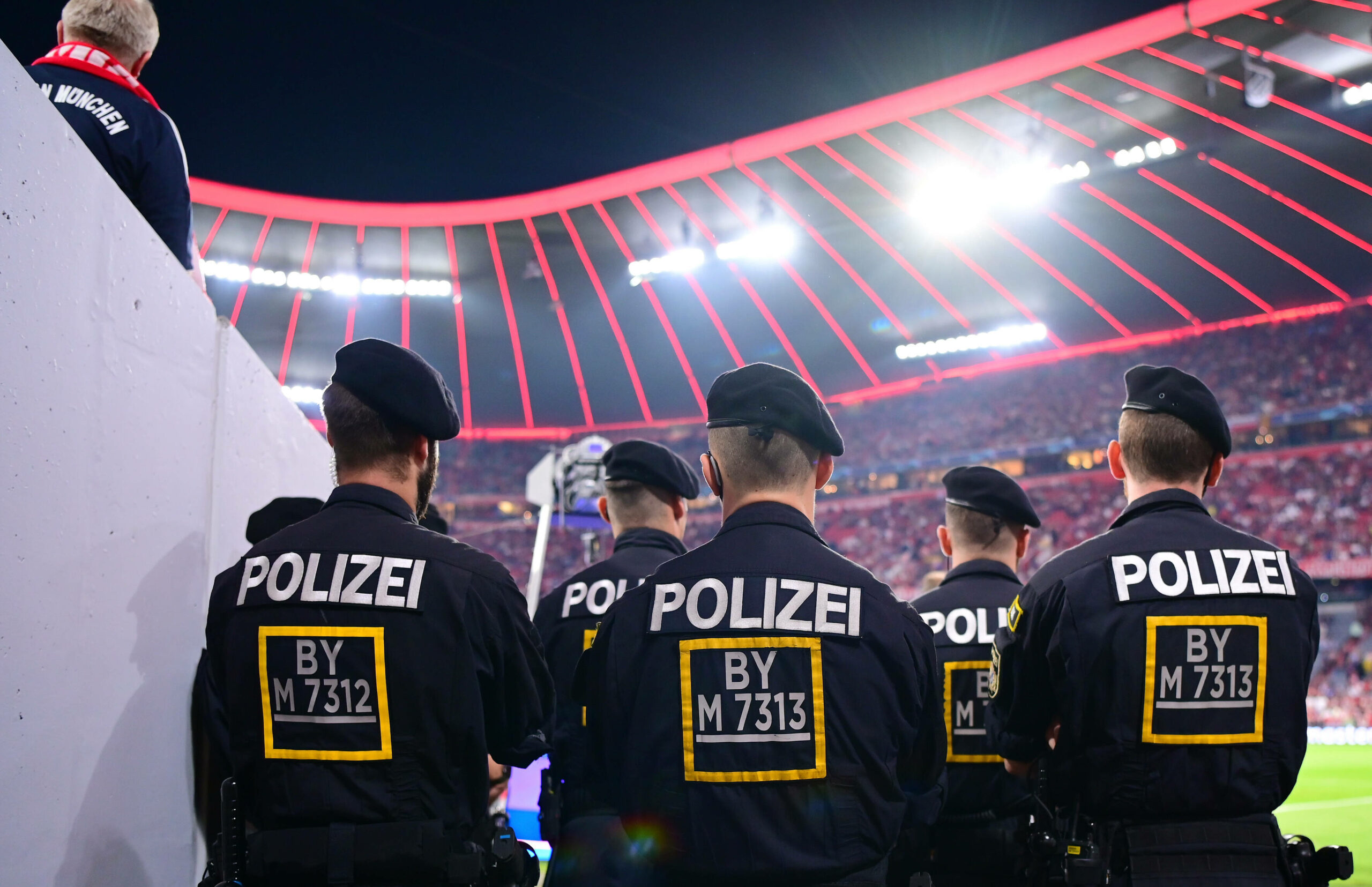 Polizei in der Allianz Arena