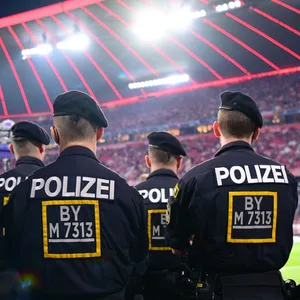 Polizei in der Allianz Arena