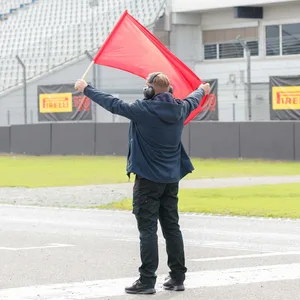 Rote Flagge am Hockenheimring