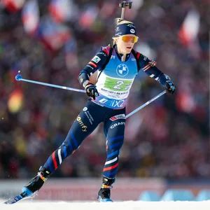 Sophie Chauveau im Rennen.
