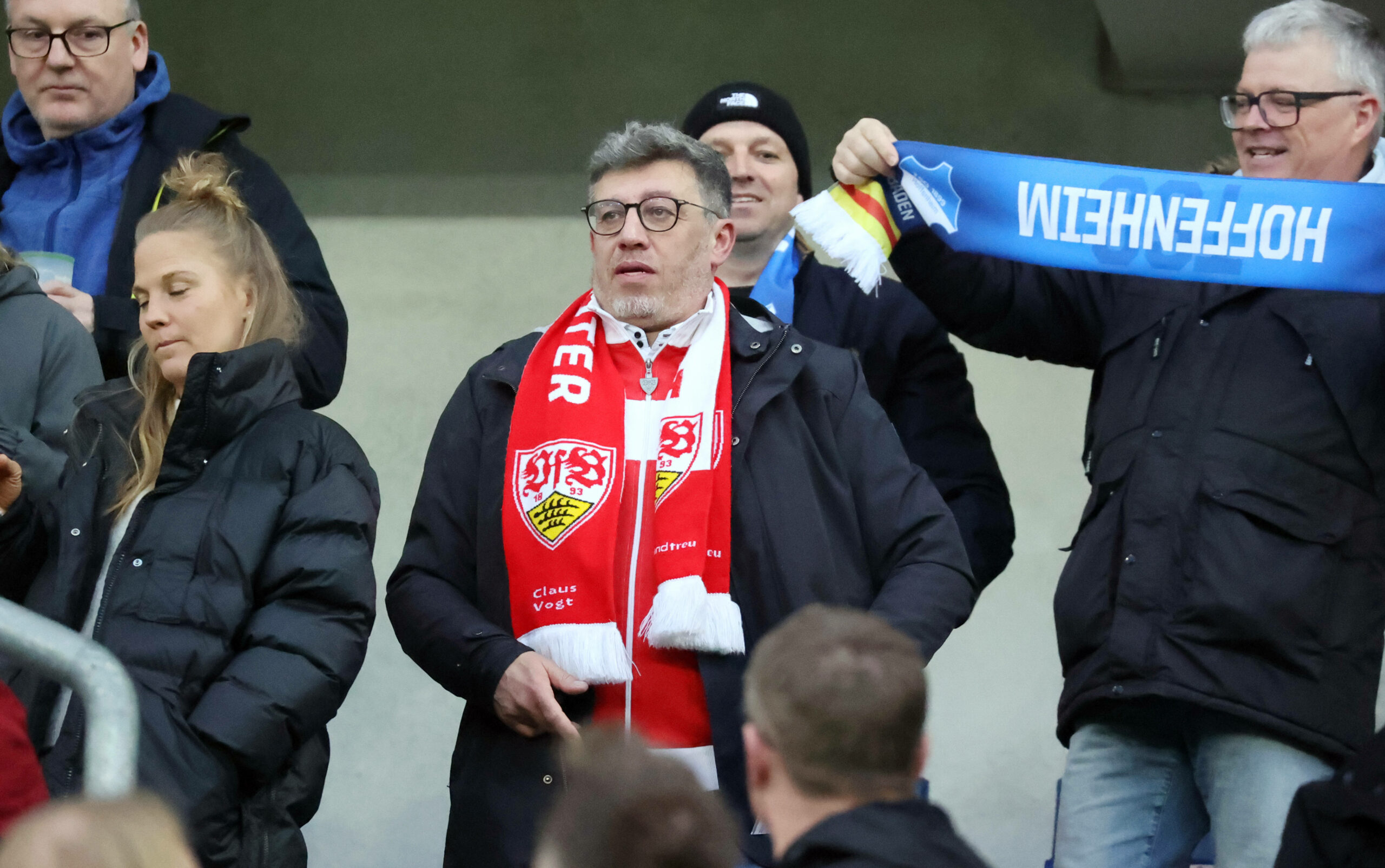 VfB-Präsident Claus Vogt im Stadion