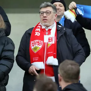 VfB-Präsident Claus Vogt im Stadion