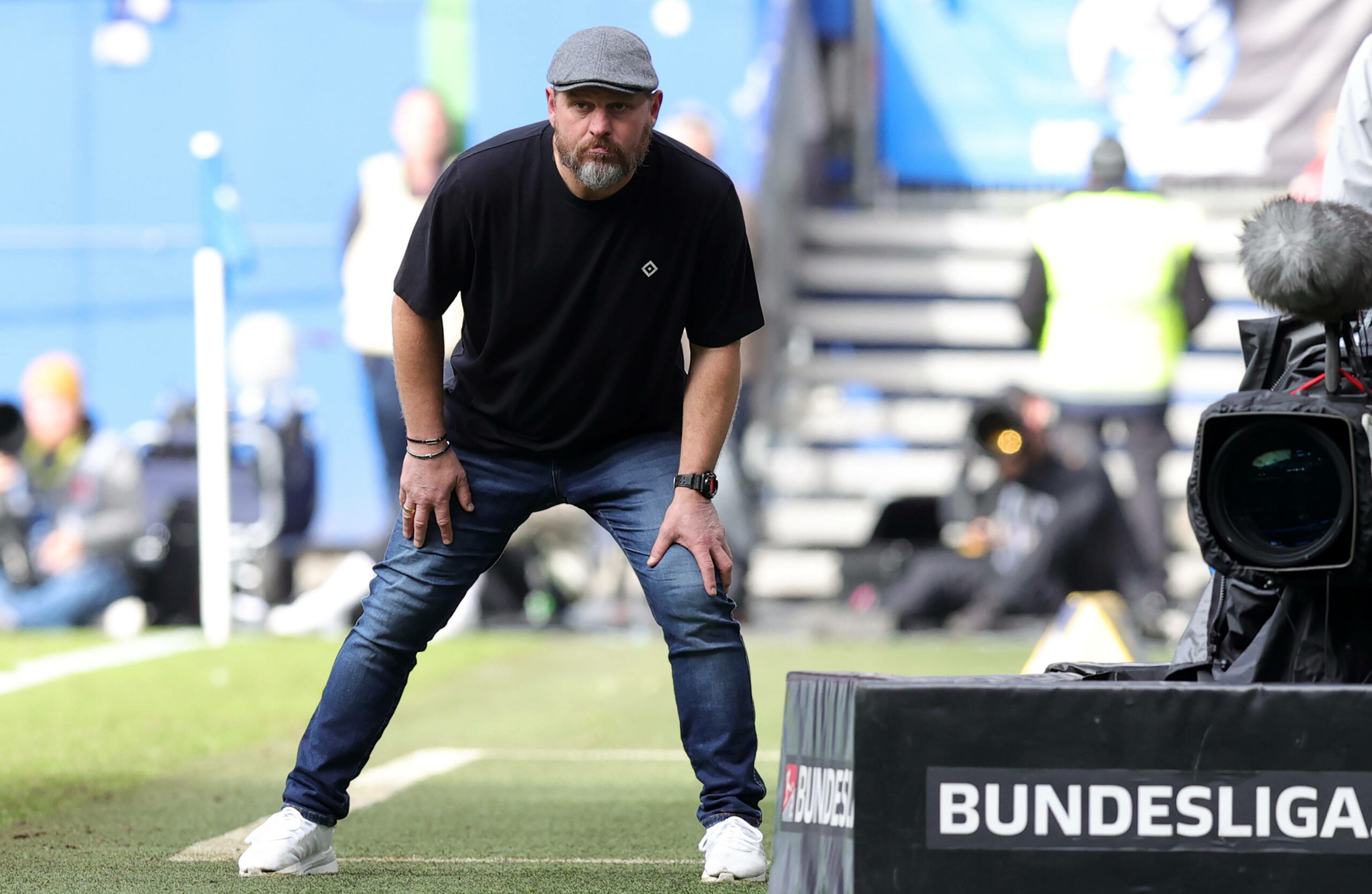HSV-Trainer Steffen Baumgart hofft auf drei Punkte in Fürth.