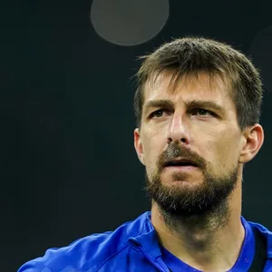 Francesco Acerbi kurz vor Anpfiff.